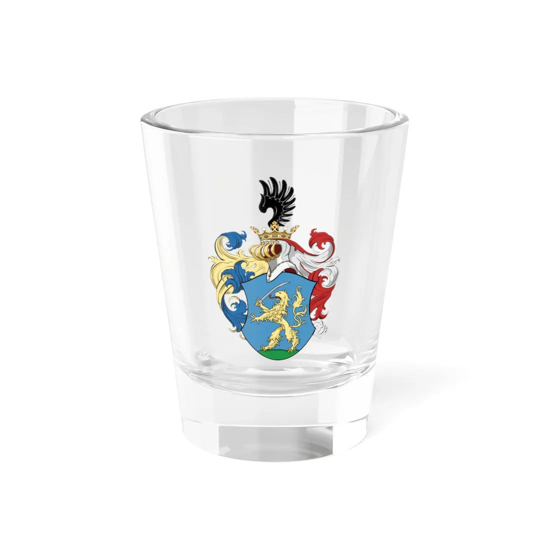 Coa Hungary Family Hunyady 1629 (Hungary) (Coat of Arms) Shot Glass 1.5oz 1.5oz - Go Mug Yourself