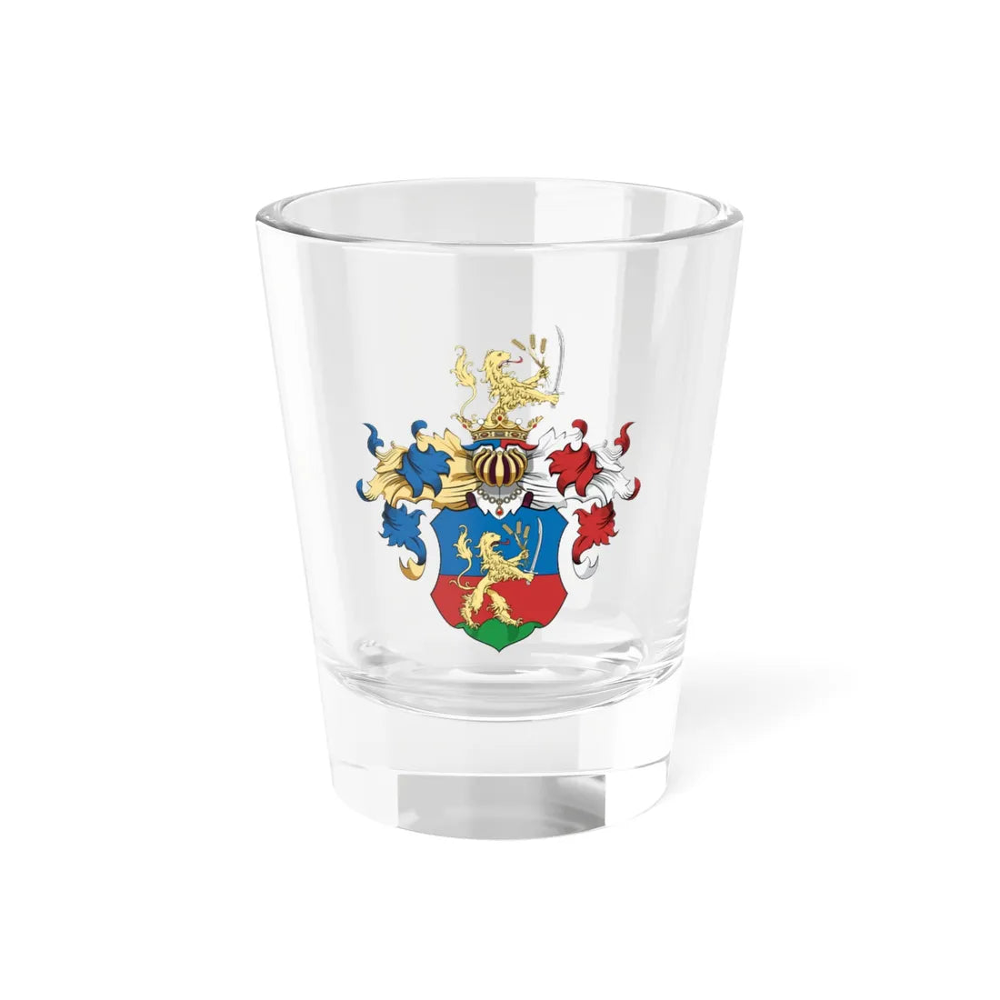 Coa Hungary Family Kabarcz 1625 (Hungary) (Coat of Arms) Shot Glass 1.5oz 1.5oz - Go Mug Yourself