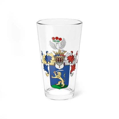 Coa Hungary Family Kallós Borozva (Hungary) (Coat of Arms) Pint Glass 16oz 16oz - Go Mug Yourself