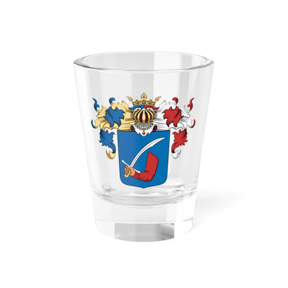 Coa Hungary Family Kádár Borosjenő (Hungary) (Coat of Arms) Shot Glass 1.5oz 1.5oz - Go Mug Yourself