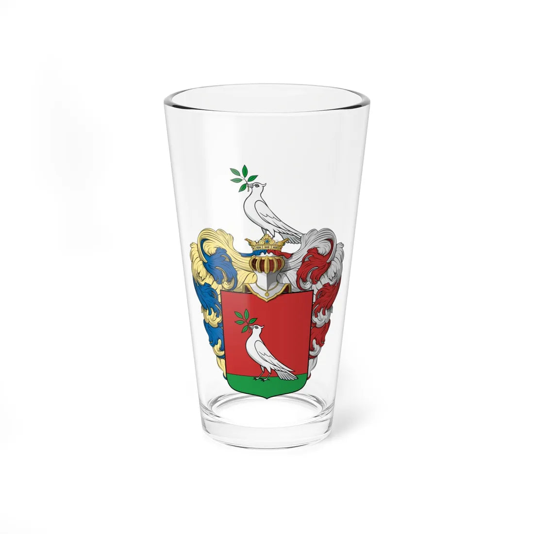 Coa Hungary Family Kelemen 1633 (Hungary) (Coat of Arms) Pint Glass 16oz 16oz - Go Mug Yourself