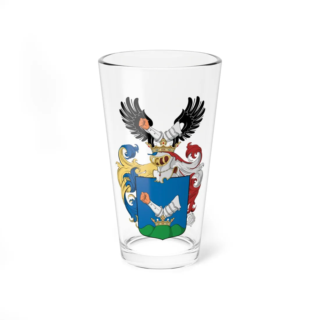 Coa Hungary Family Kelemen farádi 1659 (Hungary) (Coat of Arms) Pint Glass 16oz 16oz - Go Mug Yourself