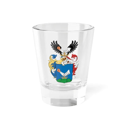Coa Hungary Family Kelemen farádi 1659 (Hungary) (Coat of Arms) Shot Glass 1.5oz 1.5oz - Go Mug Yourself
