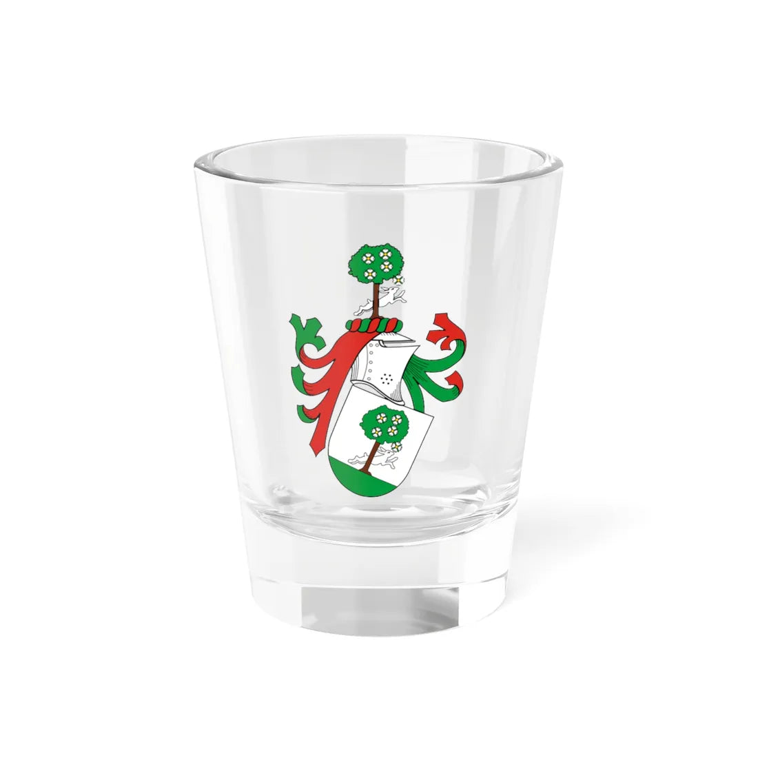 Coa Hungary Family Kispalugyai-Boda 1417 (Hungary) (Coat of Arms) Shot Glass 1.5oz 1.5oz - Go Mug Yourself