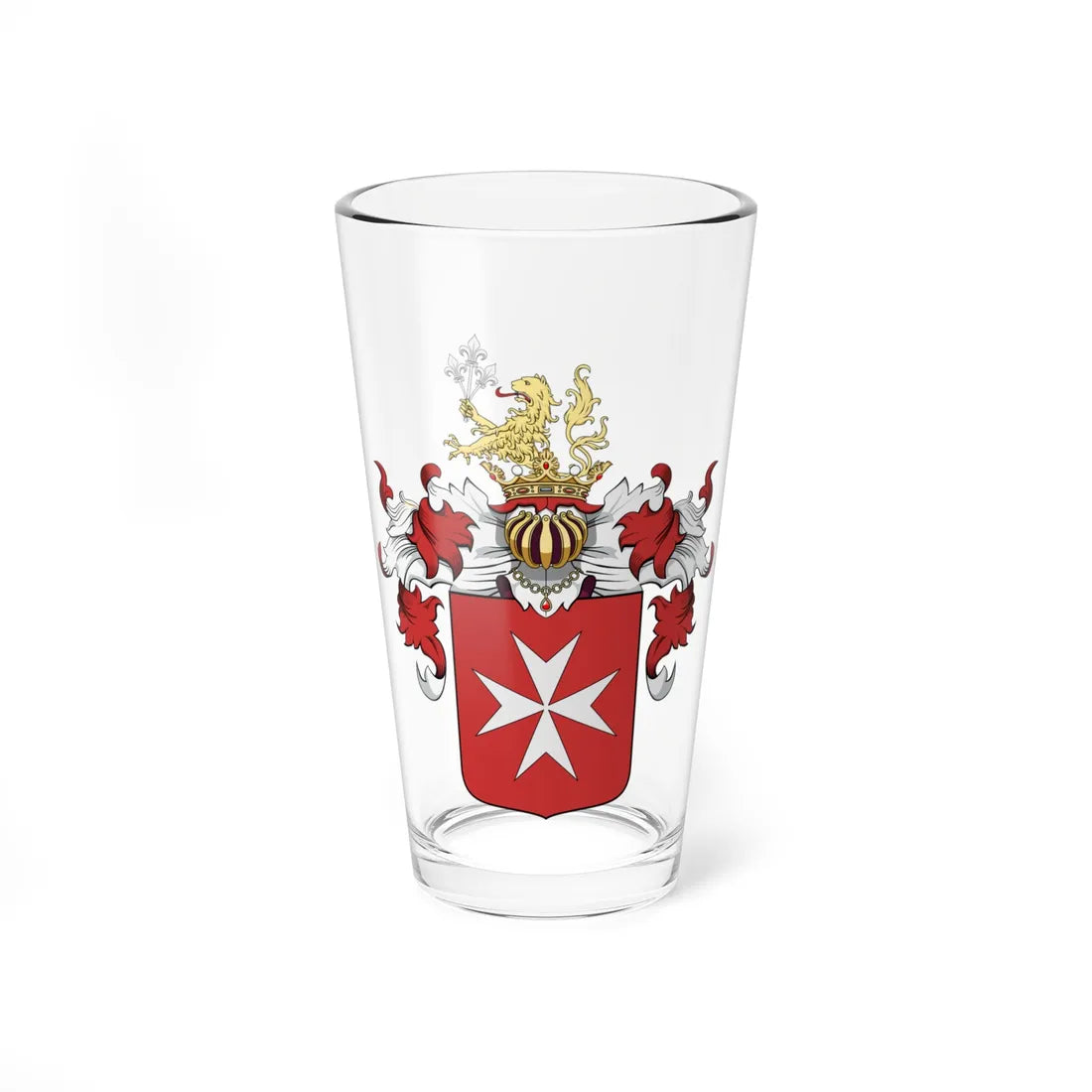 Coa Hungary Family Kálmán 1623 (Hungary) (Coat of Arms) Pint Glass 16oz - Go Mug Yourself
