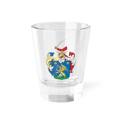 Coa Hungary Family Kocsis 1659 (Hungary) (Coat of Arms) Shot Glass 1.5oz 1.5oz - Go Mug Yourself