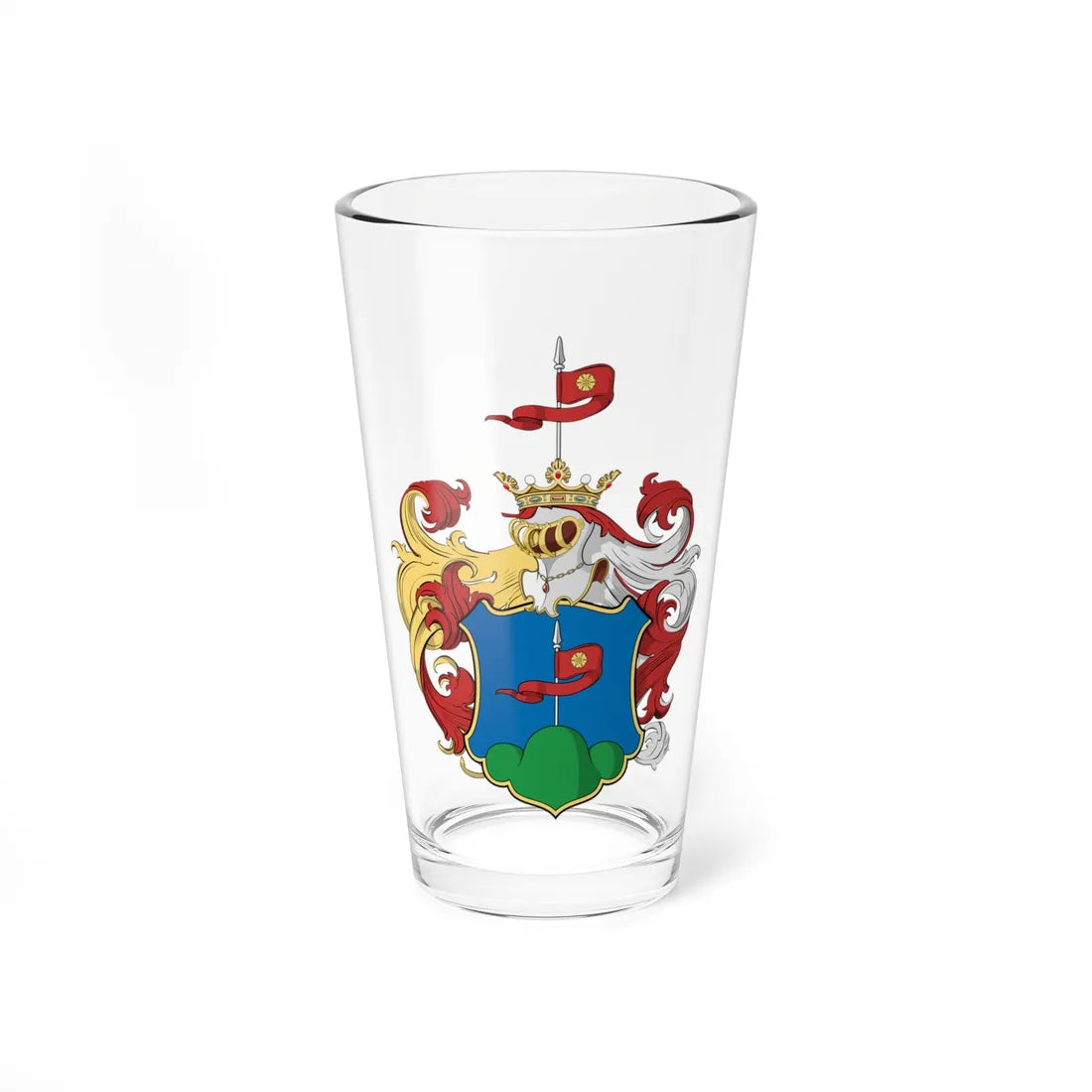 Coa Hungary Family Kocsis 1763 (Hungary) (Coat of Arms) Pint Glass 16oz - Go Mug Yourself