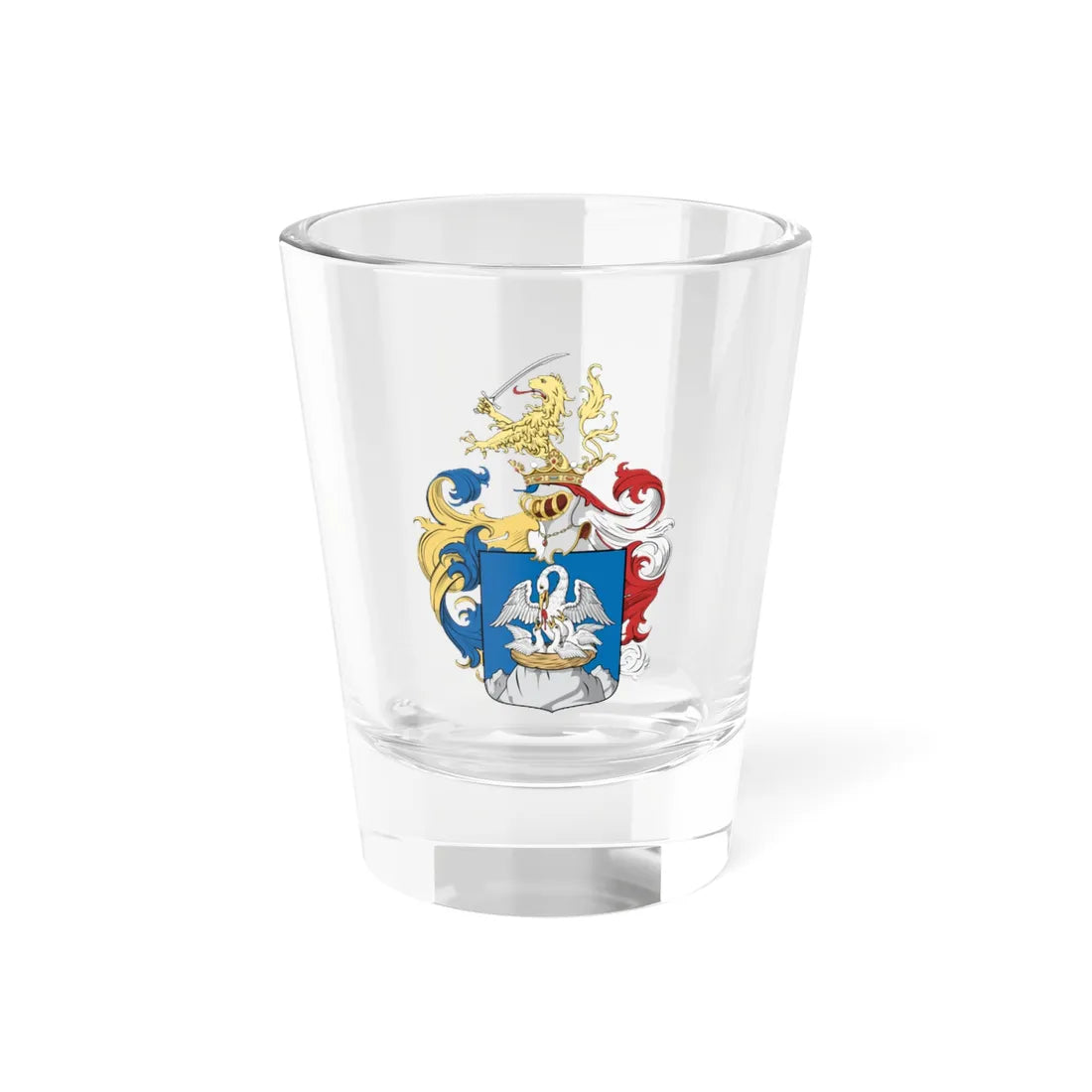 Coa Hungary Family Kovács 1670 (Hungary) (Coat of Arms) Shot Glass 1.5oz 1.5oz - Go Mug Yourself