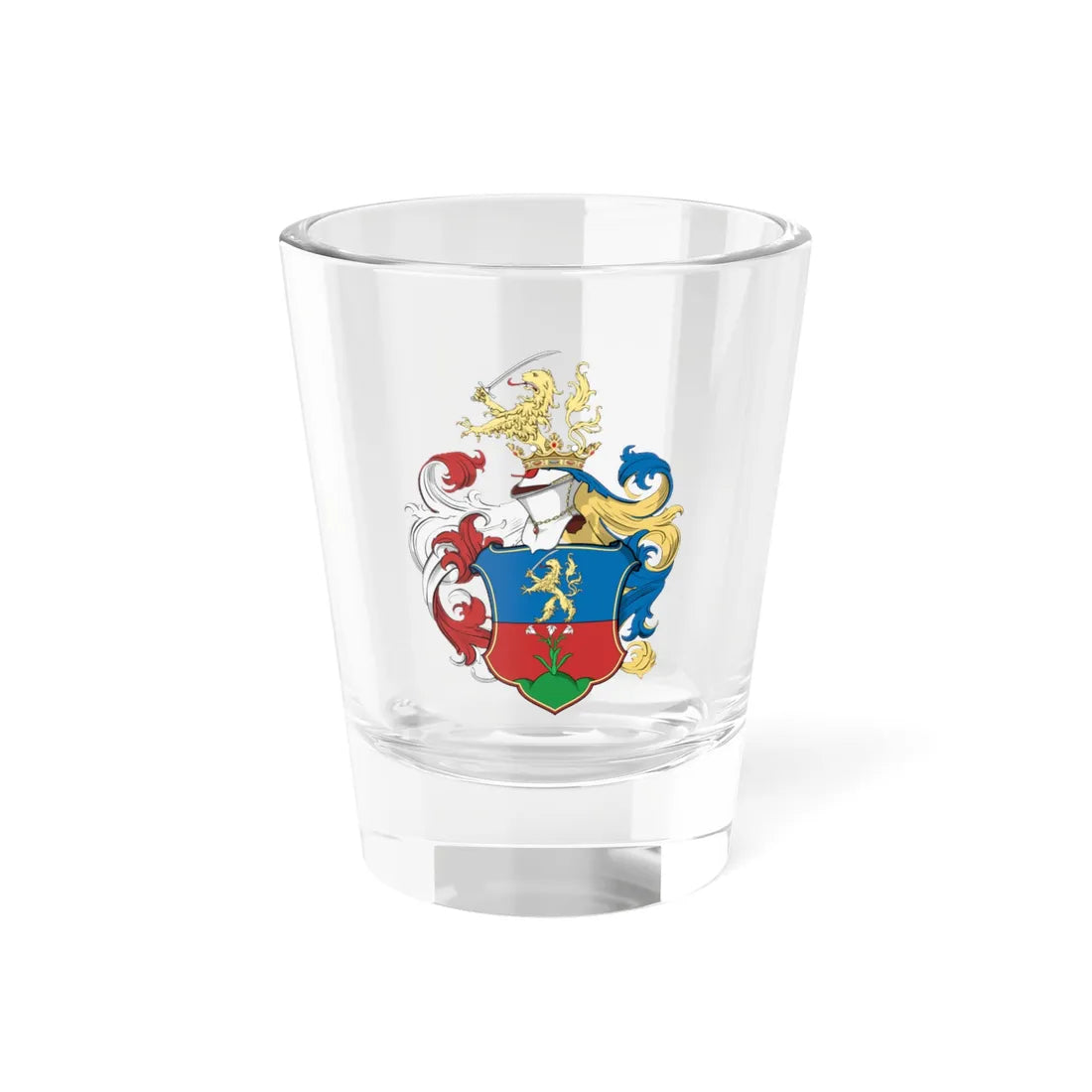 Coa Hungary Family Maghy (Hungary) (Coat of Arms) Shot Glass 1.5oz 1.5oz - Go Mug Yourself