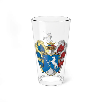COA Hungary Family martosi Mórocz (Hungary) (Coat of Arms) Pint Glass 16oz - Go Mug Yourself