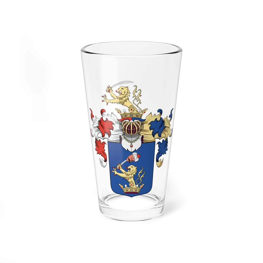 Coa Hungary Family Nagy 1612 (Hungary) (Coat of Arms) Pint Glass 16oz 16oz - Go Mug Yourself