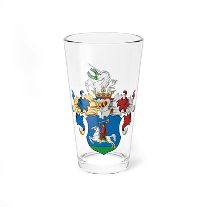 Coa Hungary Family Pajor 2 (Hungary) (Coat of Arms) Pint Glass 16oz 16oz - Go Mug Yourself