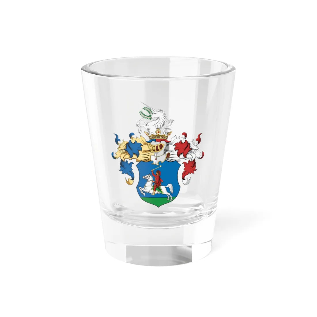 Coa Hungary Family Pajor Tóth-lipcsei 1660 (Hungary) (Coat of Arms) Shot Glass 1.5oz 1.5oz - Go Mug Yourself