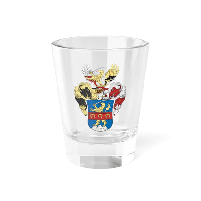 Coa Hungary Family Patkós alias Hueber (Hungary) (Coat of Arms) Shot Glass 1.5oz 1.5oz - Go Mug Yourself