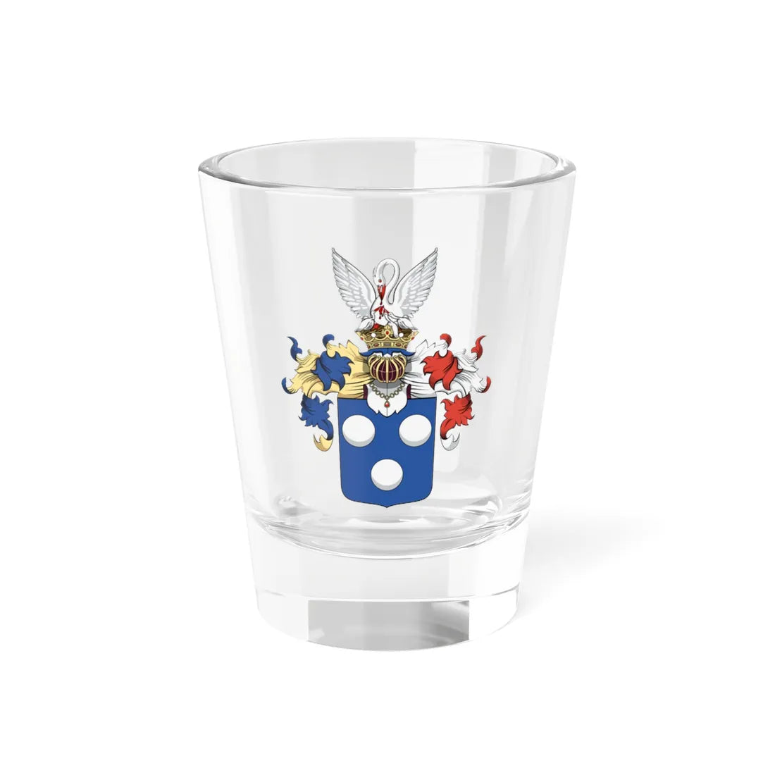 Coa Hungary Family Perlaki 2 (Hungary) (Coat of Arms) Shot Glass 1.5oz 1.5oz - Go Mug Yourself