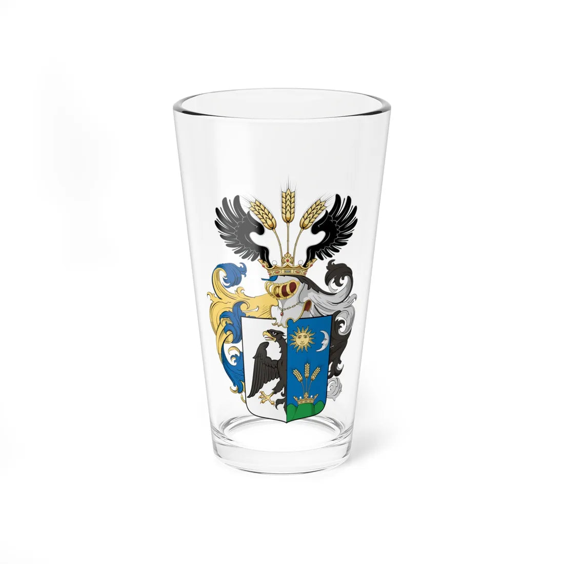 Coa Hungary Family Piller 1757 (Hungary) (Coat of Arms) Pint Glass 16oz 16oz - Go Mug Yourself
