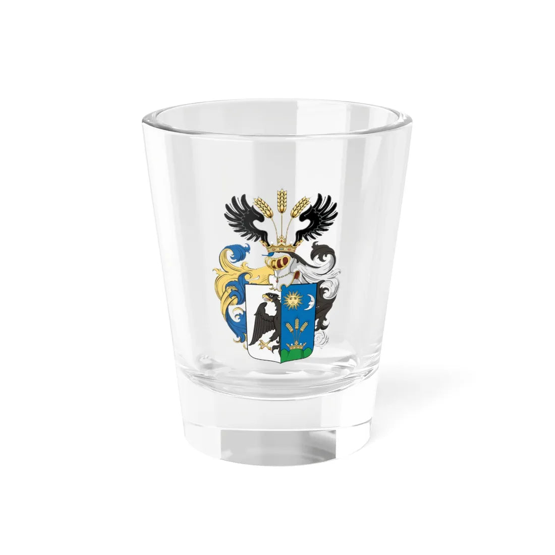 Coa Hungary Family Piller 1757 (Hungary) (Coat of Arms) Shot Glass 1.5oz 1.5oz - Go Mug Yourself