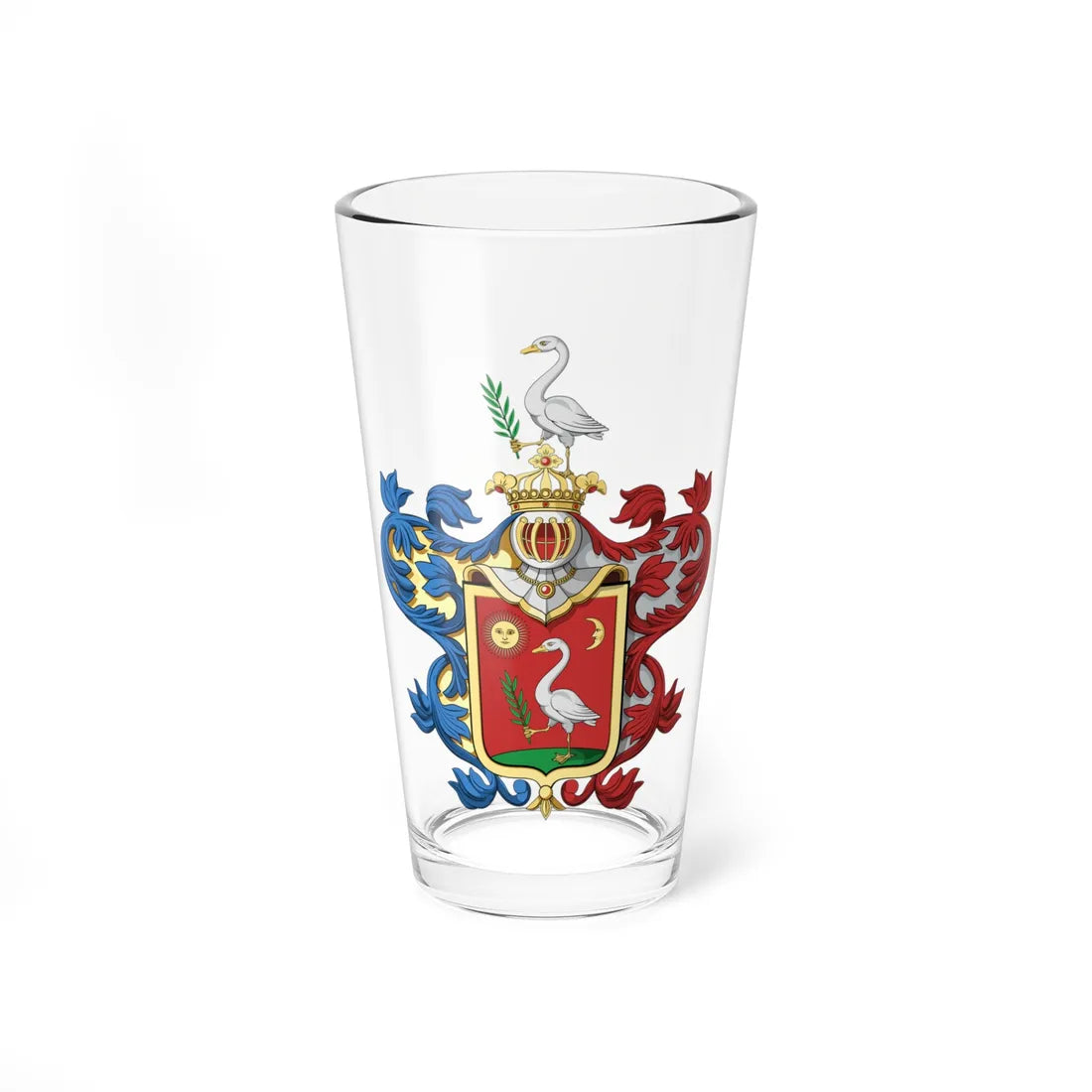 Coa Hungary Family Pinthér 1622 (Hungary) (Coat of Arms) Pint Glass 16oz 16oz - Go Mug Yourself