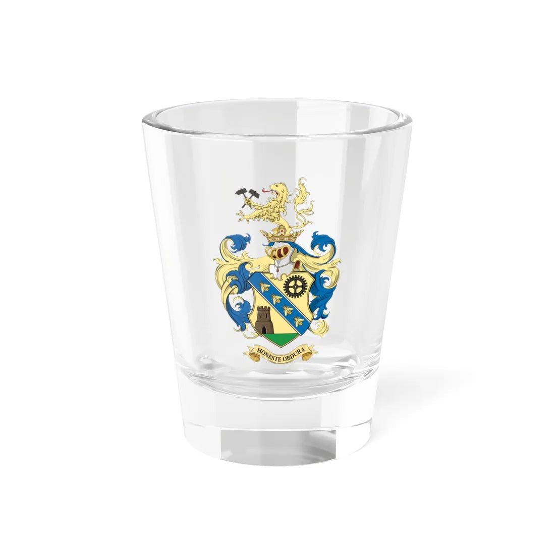 Coa Hungary Family Prihradny 1883 (Hungary) (Coat of Arms) Shot Glass 1.5oz 1.5oz - Go Mug Yourself