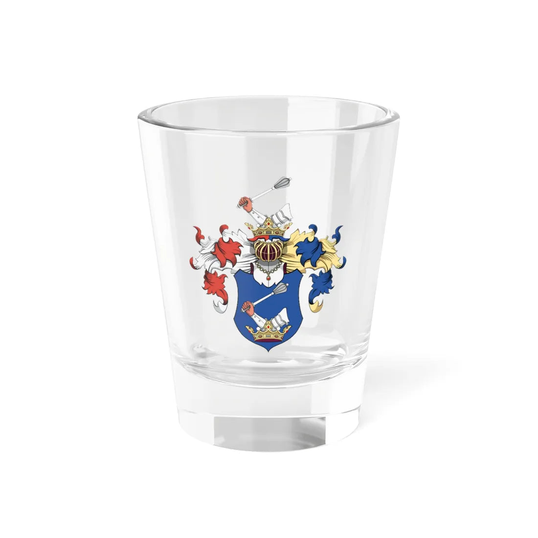 Coa Hungary Family Reznek Kósa (Hungary) (Coat of Arms) Shot Glass 1.5oz 1.5oz - Go Mug Yourself