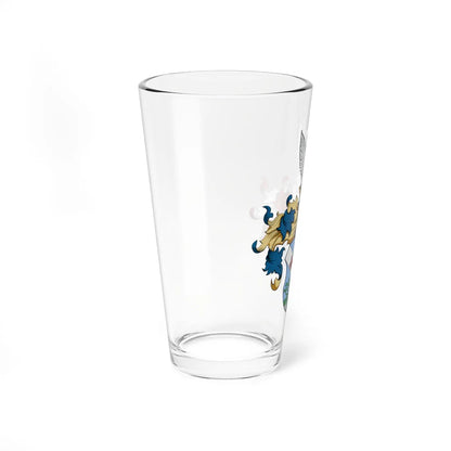 Coa Hungary Family rozsnyóbányai Ujházy 1609 (Hungary) (Coat of Arms) Pint Glass 16oz - Go Mug Yourself