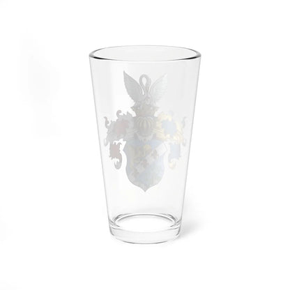 Coa Hungary Family rozsnyóbányai Ujházy 1609 (Hungary) (Coat of Arms) Pint Glass 16oz - Go Mug Yourself