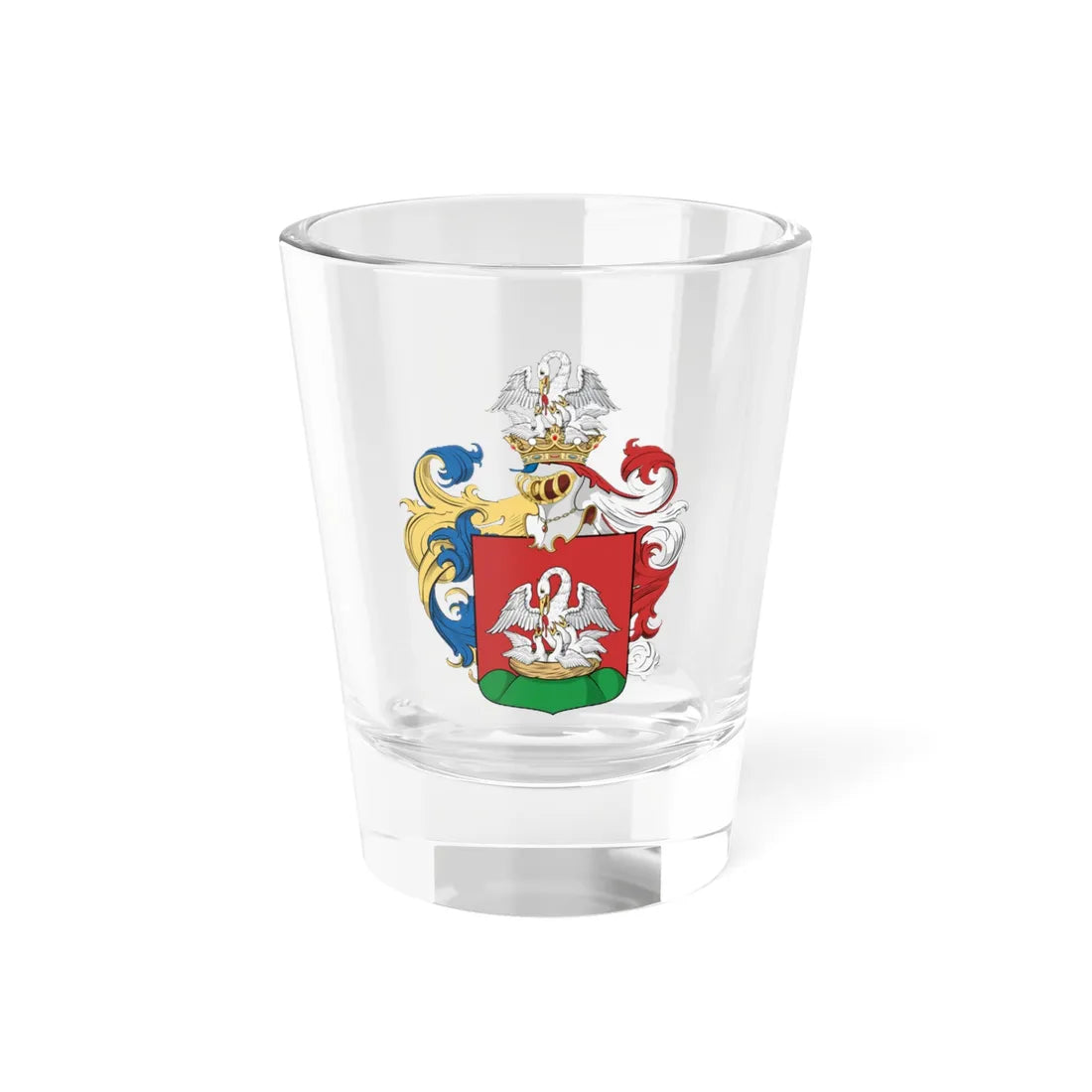 Coa Hungary Family Sarnóczay 1591 (Hungary) (Coat of Arms) Shot Glass 1.5oz 1.5oz - Go Mug Yourself
