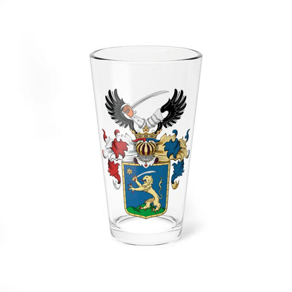 Coa Hungary Family Soóky Tóth (Hungary) (Coat of Arms) Pint Glass 16oz 16oz - Go Mug Yourself
