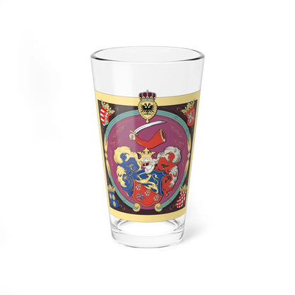 Coa Hungary Family Somogyi 1654 (Hungary) (Coat of Arms) Pint Glass 16oz 16oz - Go Mug Yourself