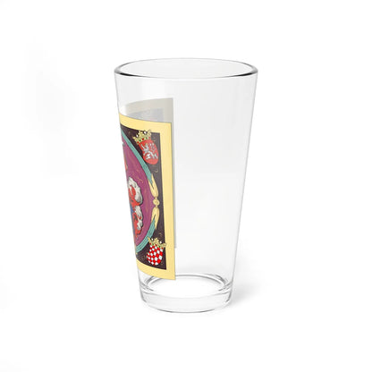Coa Hungary Family Somogyi 1654 (Hungary) (Coat of Arms) Pint Glass 16oz - Go Mug Yourself