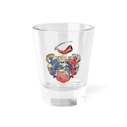 Coa Hungary Family Somogyi shaded single 1654 (Hungary) (Coat of Arms) Shot Glass 1.5oz 1.5oz - Go Mug Yourself