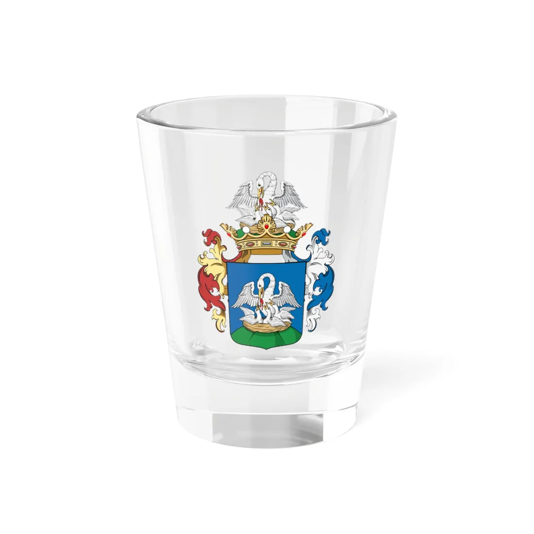 Coa Hungary Family Szegedi János 1697 (Hungary) (Coat of Arms) Shot Glass 1.5oz 1.5oz - Go Mug Yourself