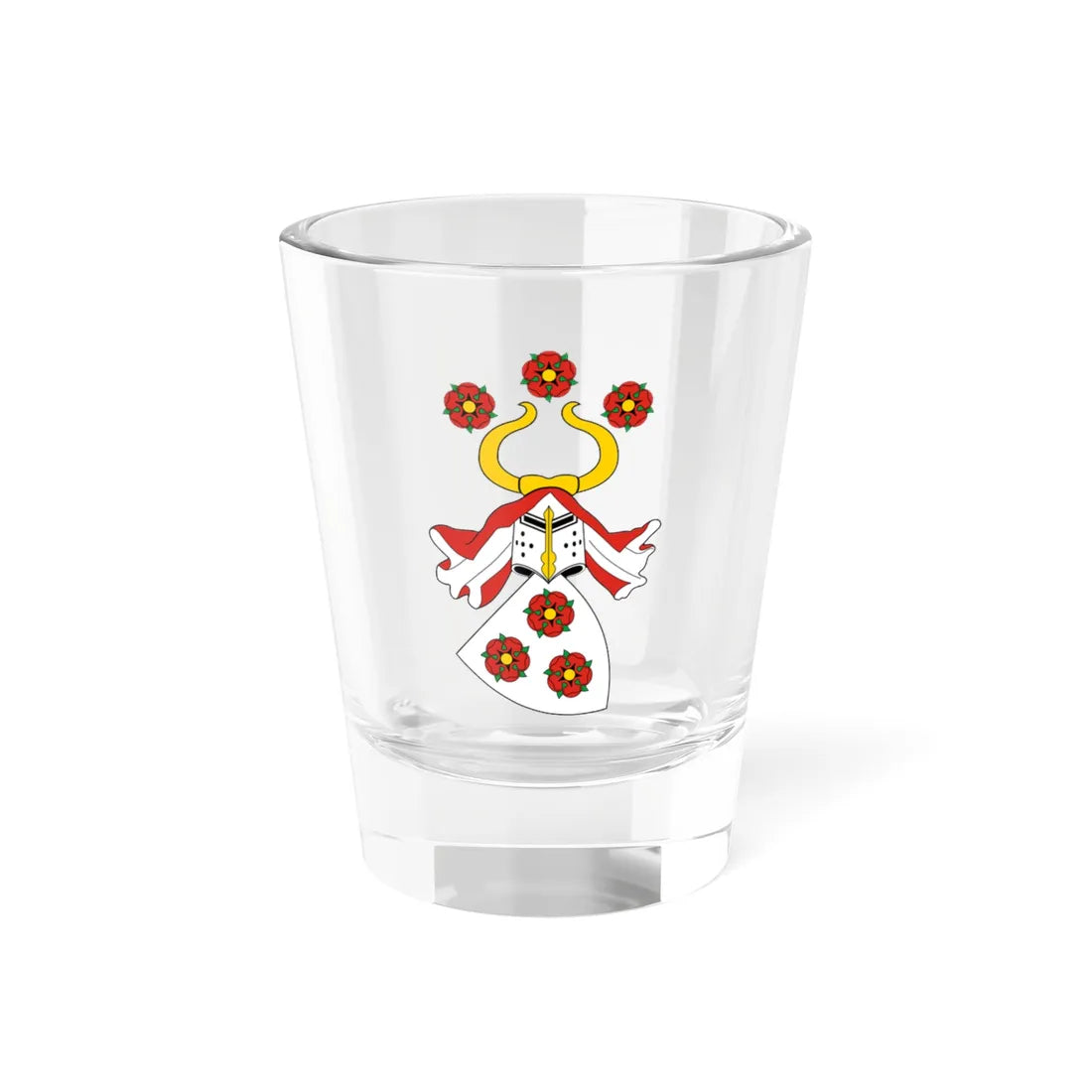 Coa Hungary Family Szente-Magócs (Hungary) (Coat of Arms) Shot Glass 1.5oz 1.5oz - Go Mug Yourself