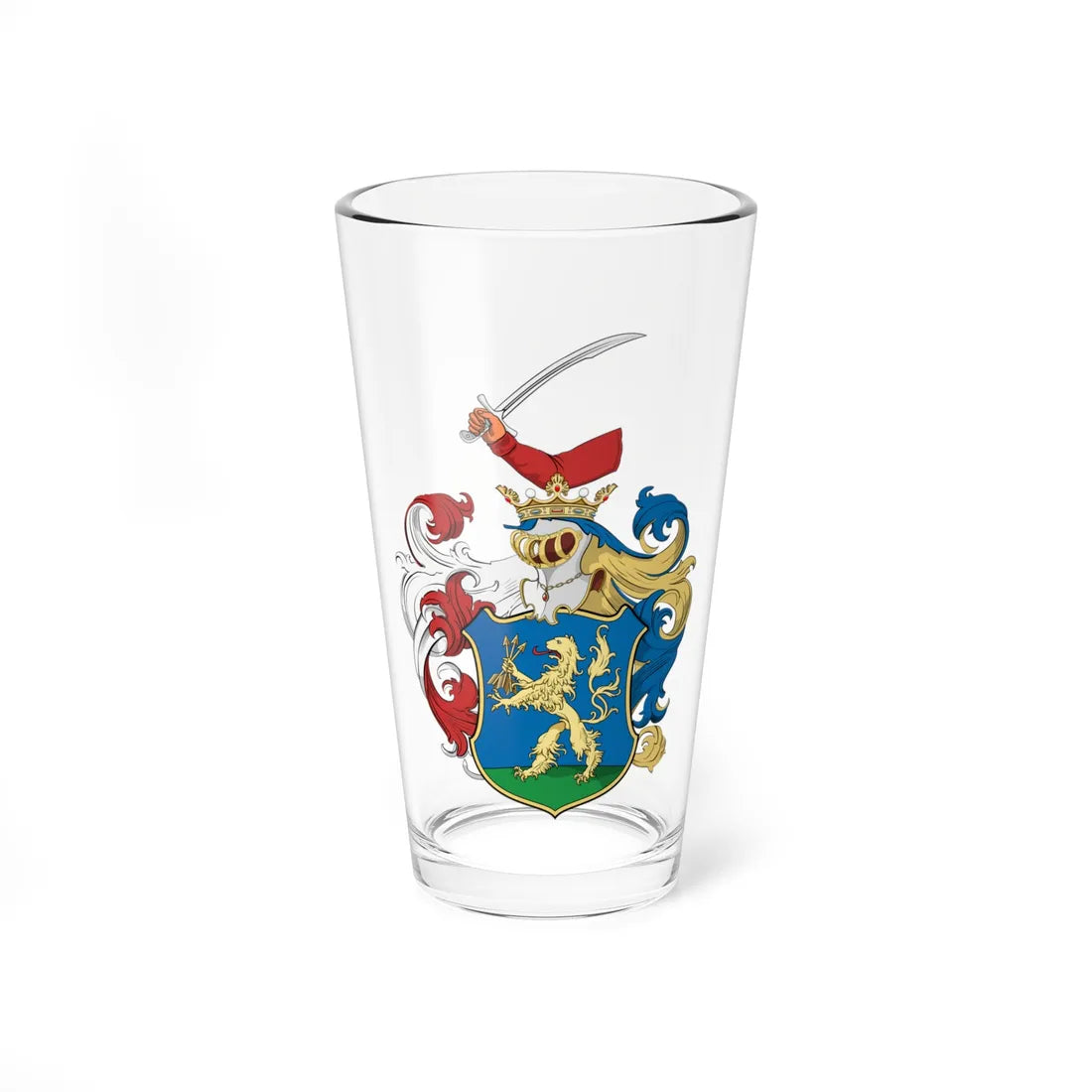 Coa Hungary Family Tánczos (Hungary) (Coat of Arms) Pint Glass 16oz 16oz - Go Mug Yourself