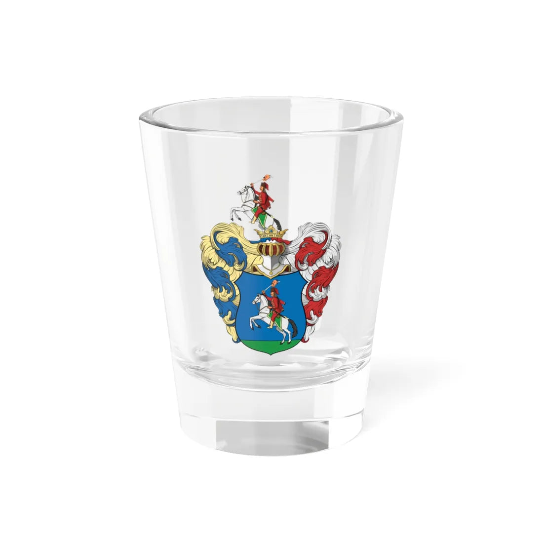 Coa Hungary Family Tóth beregi (Hungary) (Coat of Arms) Shot Glass 1.5oz 1.5oz - Go Mug Yourself