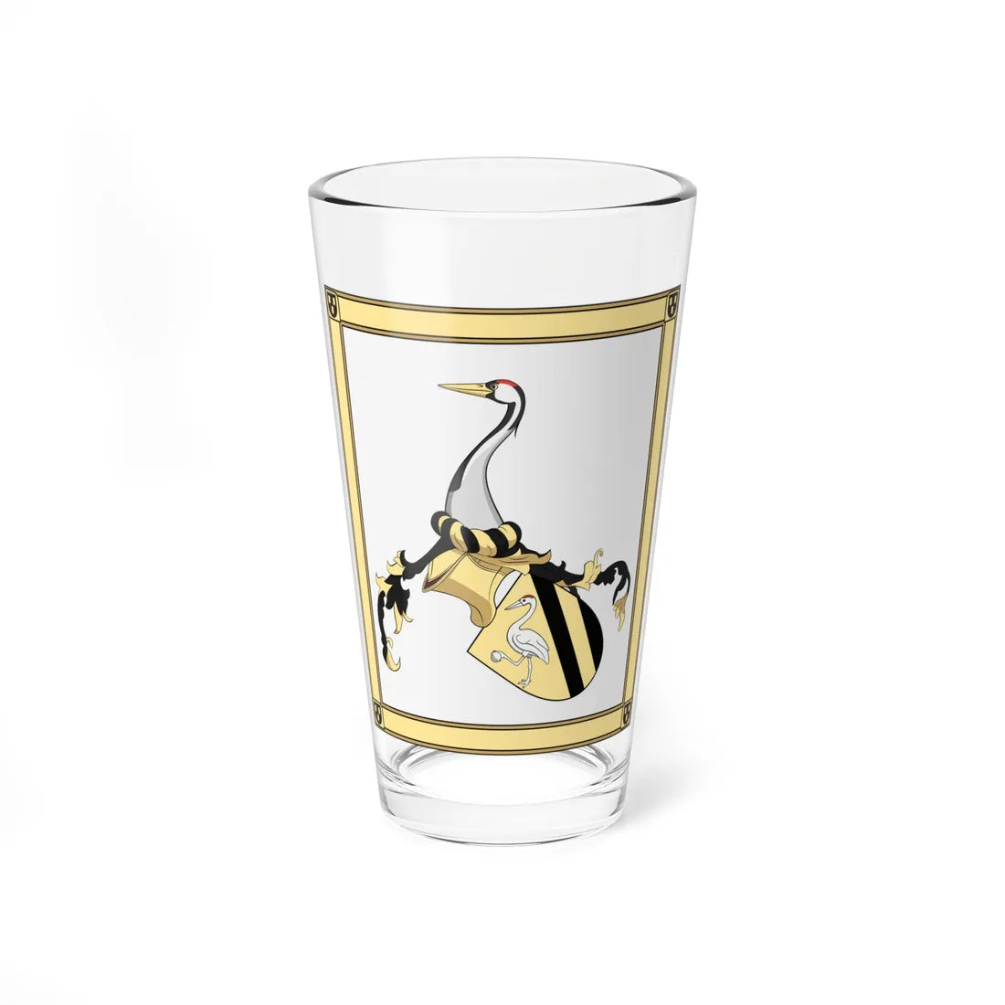 Coa Hungary Family Tétényi 1405 (Hungary) (Coat of Arms) Pint Glass 16oz 16oz - Go Mug Yourself