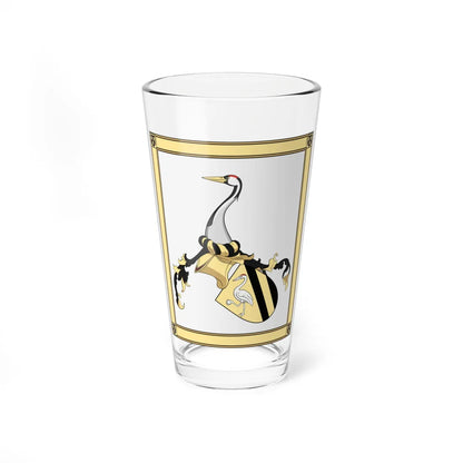 Coa Hungary Family Tétényi 1405 (Hungary) (Coat of Arms) Pint Glass 16oz 16oz - Go Mug Yourself