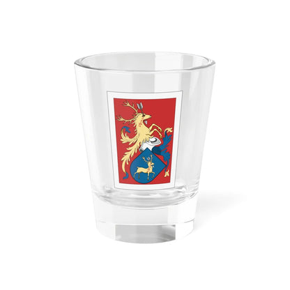 Coa Hungary Family Vay 1418 (Hungary) (Coat of Arms) Shot Glass 1.5oz 1.5oz - Go Mug Yourself