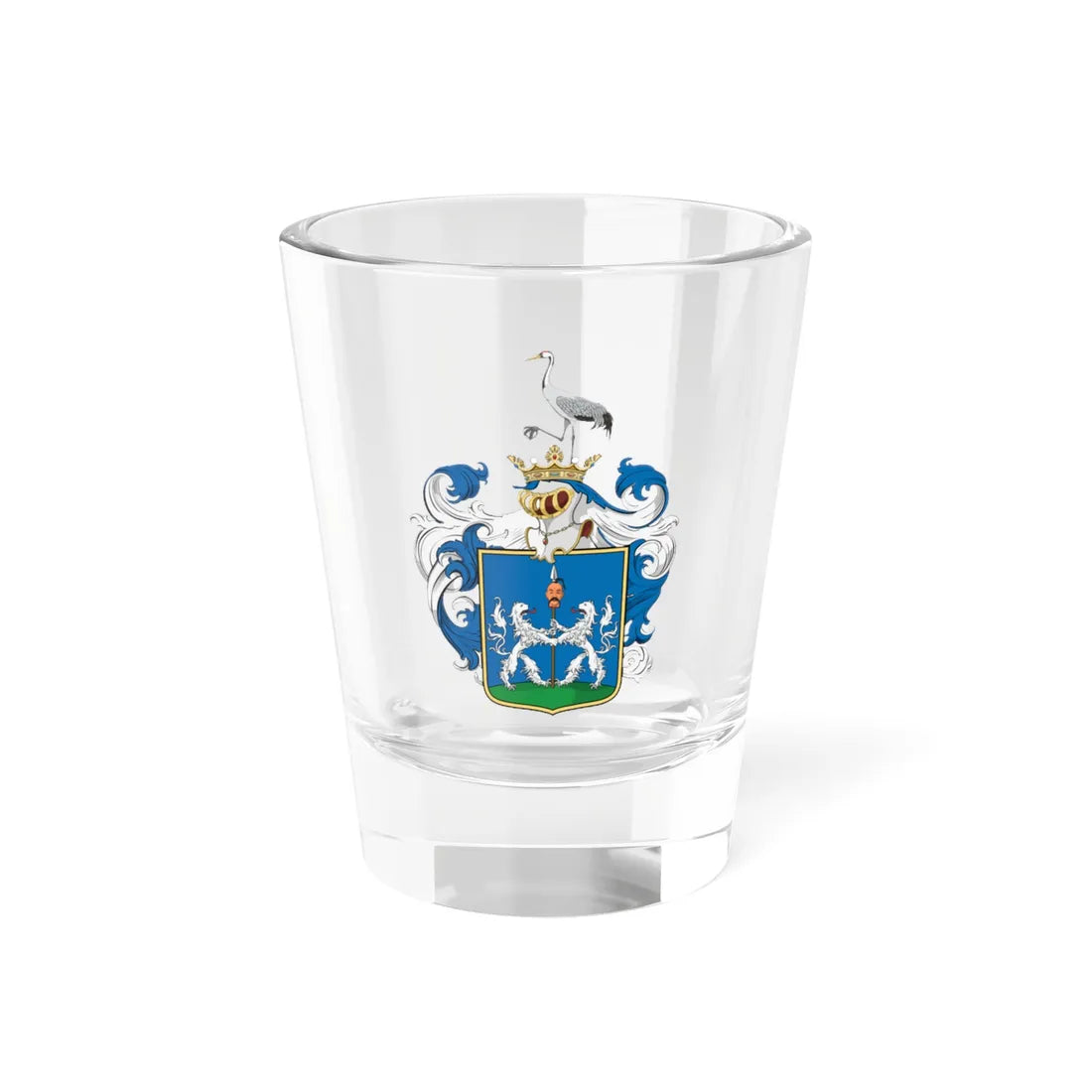 Coa Hungary Family Vidovich 1793 (Hungary) (Coat of Arms) Shot Glass 1.5oz 1.5oz - Go Mug Yourself