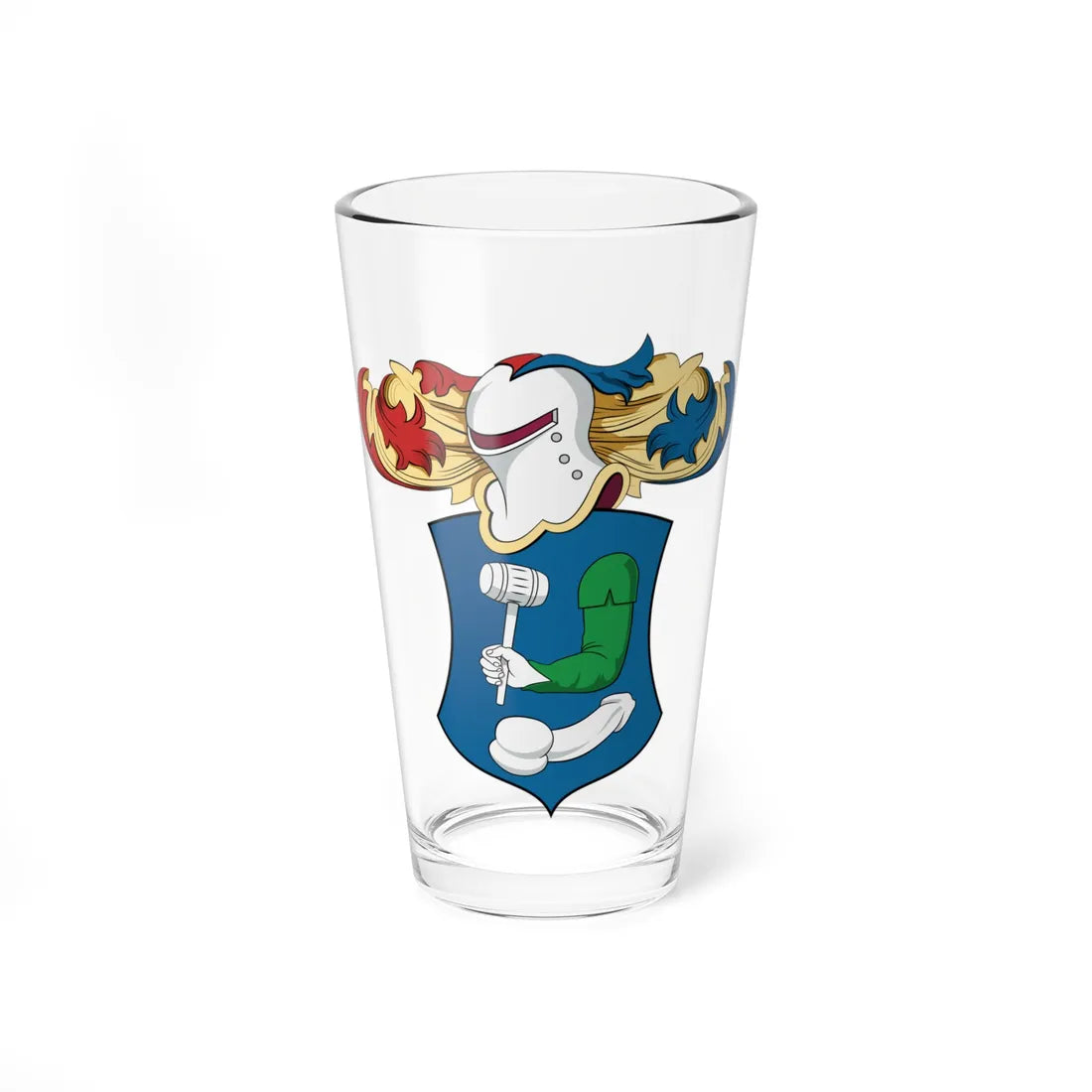 Coa Hungary Family Várallyay 1599 (Hungary) (Coat of Arms) Pint Glass 16oz 16oz - Go Mug Yourself