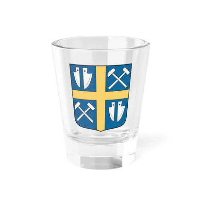 Coa Hungary Town Alsótelekes (Hungary) (Coat of Arms) Shot Glass 1.5oz 1.5oz - Go Mug Yourself