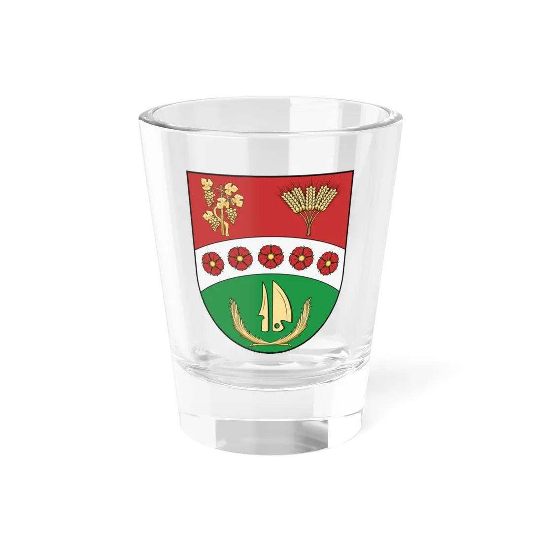 Coa Hungary Town Aparhant (Hungary) (Coat of Arms) Shot Glass 1.5oz 1.5oz - Go Mug Yourself