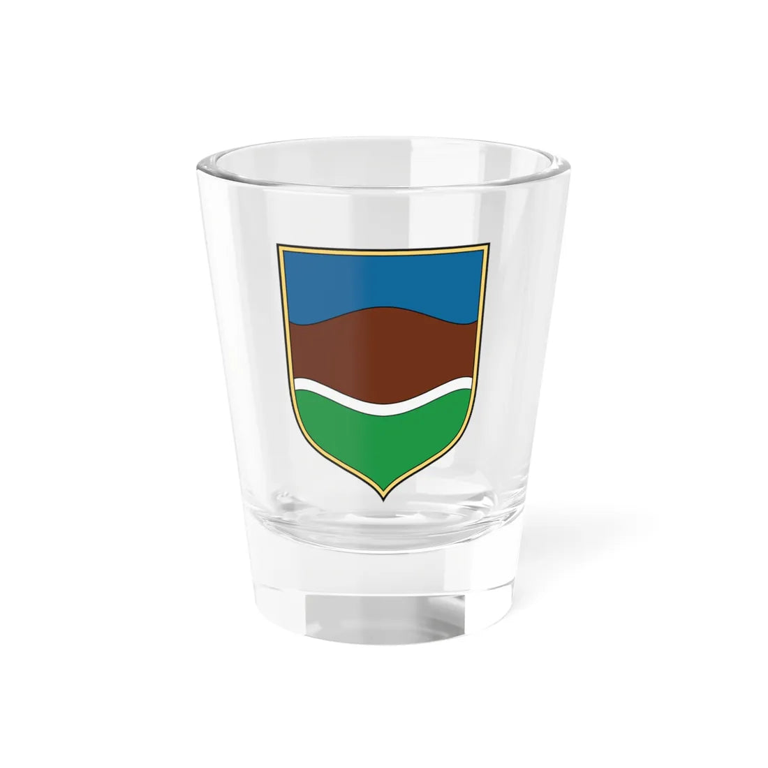 Coa Hungary Town Bakonybánk (Hungary) (Coat of Arms) Shot Glass 1.5oz 1.5oz - Go Mug Yourself