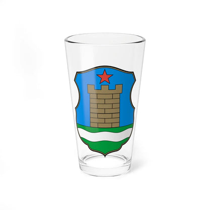 Coa Hungary Town Balassagyarmat Historical (Hungary) (Coat of Arms) Pint Glass 16oz 16oz - Go Mug Yourself