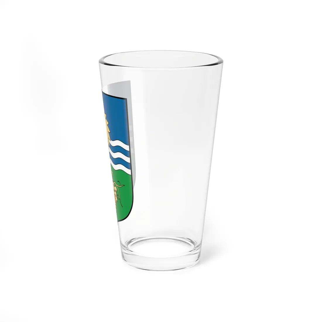Coa Hungary Town Balatonszárszó (Hungary) (Coat of Arms) Pint Glass 16oz - Go Mug Yourself