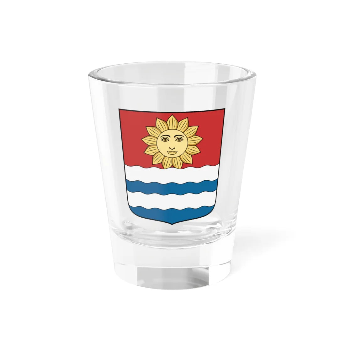 Coa Hungary Town Berekfürdő (Hungary) (Coat of Arms) Shot Glass 1.5oz 1.5oz - Go Mug Yourself