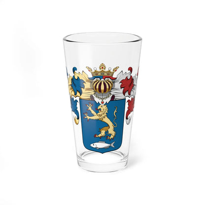 Coa Hungary Town Berettyóújfalu big (Hungary) (Coat of Arms) Pint Glass 16oz - Go Mug Yourself