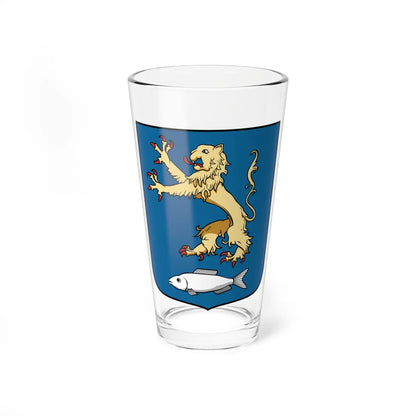 Coa Hungary Town Berettyóújfalu (Hungary) (Coat of Arms) Pint Glass 16oz 16oz - Go Mug Yourself