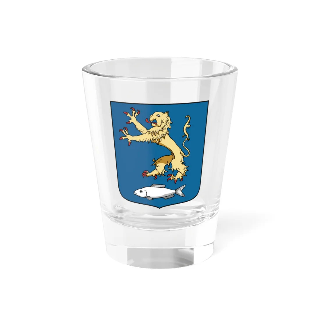 Coa Hungary Town Berettyóújfalu (Hungary) (Coat of Arms) Shot Glass 1.5oz 1.5oz - Go Mug Yourself