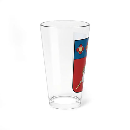 Coa Hungary Town Besenyszög (Hungary) (Coat of Arms) Pint Glass 16oz - Go Mug Yourself